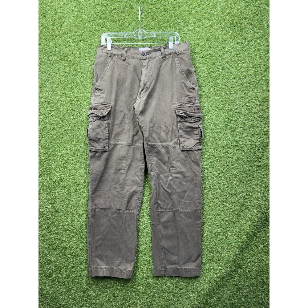 Sliders Cargo Pants Mens 30x34 Jeans Brown Kevlar Lined Motorcycle Double Knee